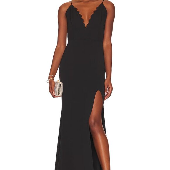 Katie May - Salor Gown - Long Black Gown - Picture 1 of 2